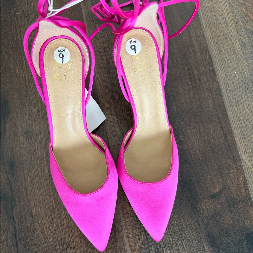 NY&CO Pink Women's heels size 9
